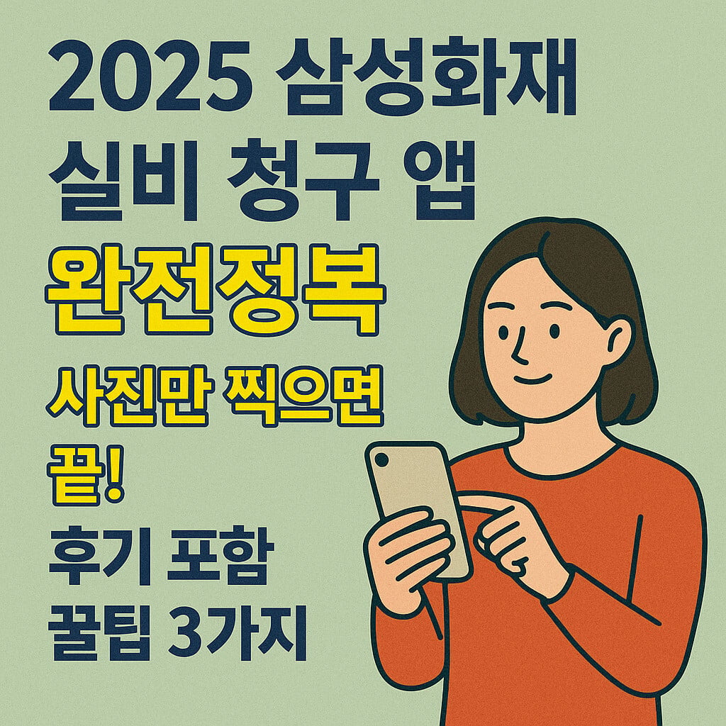 2025 삼성화재 실비 청구 앱 완전정복|사진만 찍으면 끝! 후기 포함 꿀팁 3가지 4 image 14 56